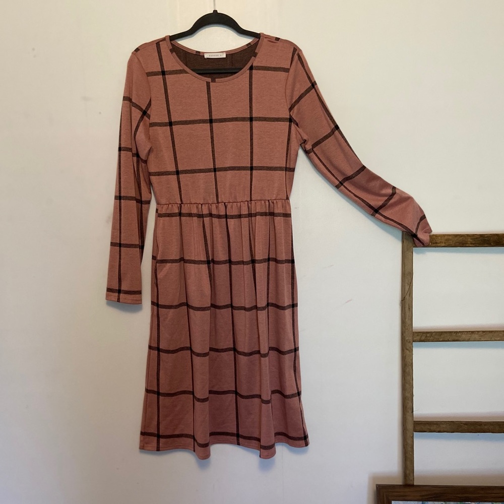 Reborn J plaid dress